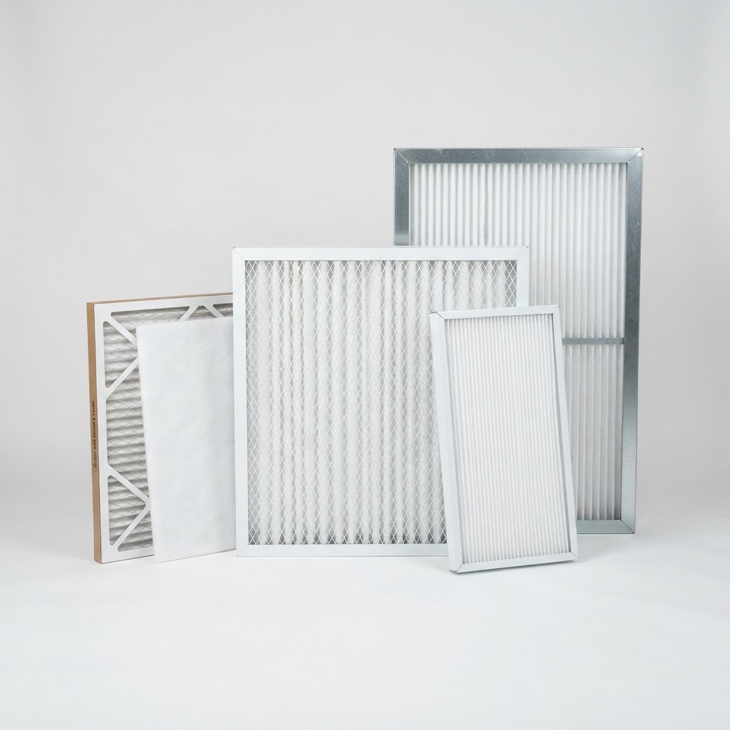 HEPA filters and accessories for laminar flow plenum